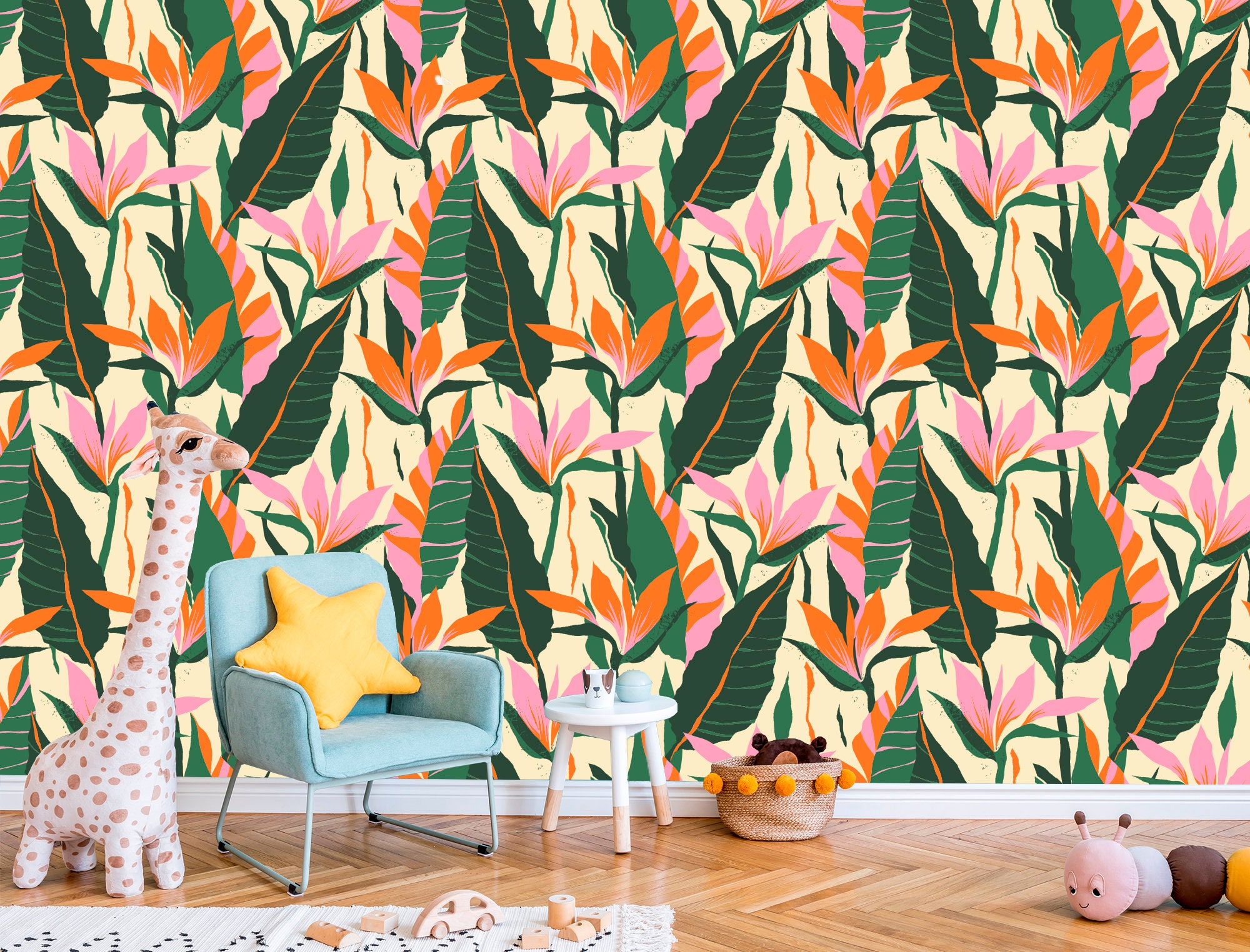 Plants Art Wallpaper Nature Wallpaper Floral Wallpaper Etsy UK