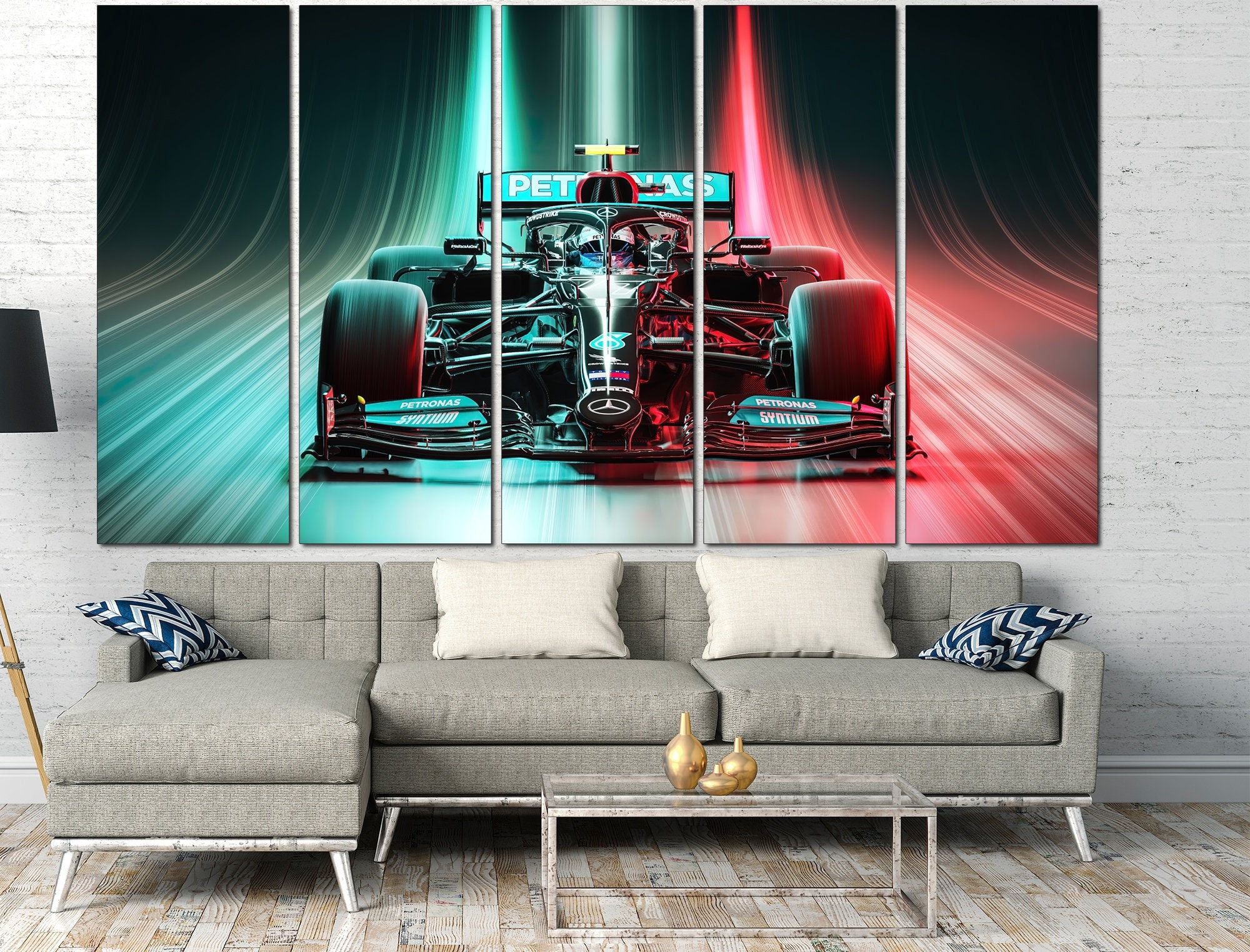 Mercedes F1 Wall Art Formula 1 Gift Wall Decor Print Formula Etsy