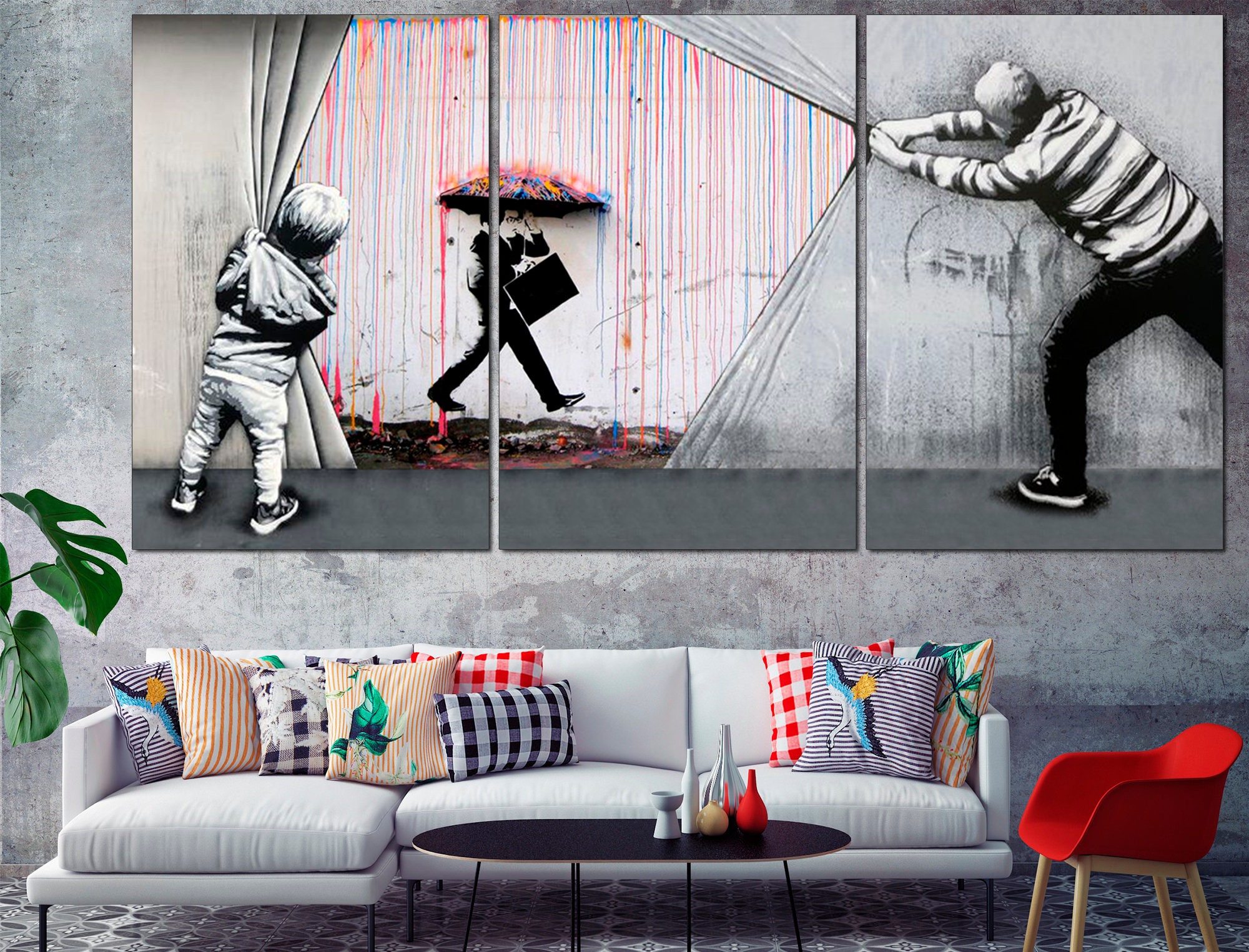 Urban Street Art Contemporary Canvas Graffiti Canvas Art Etsy UK