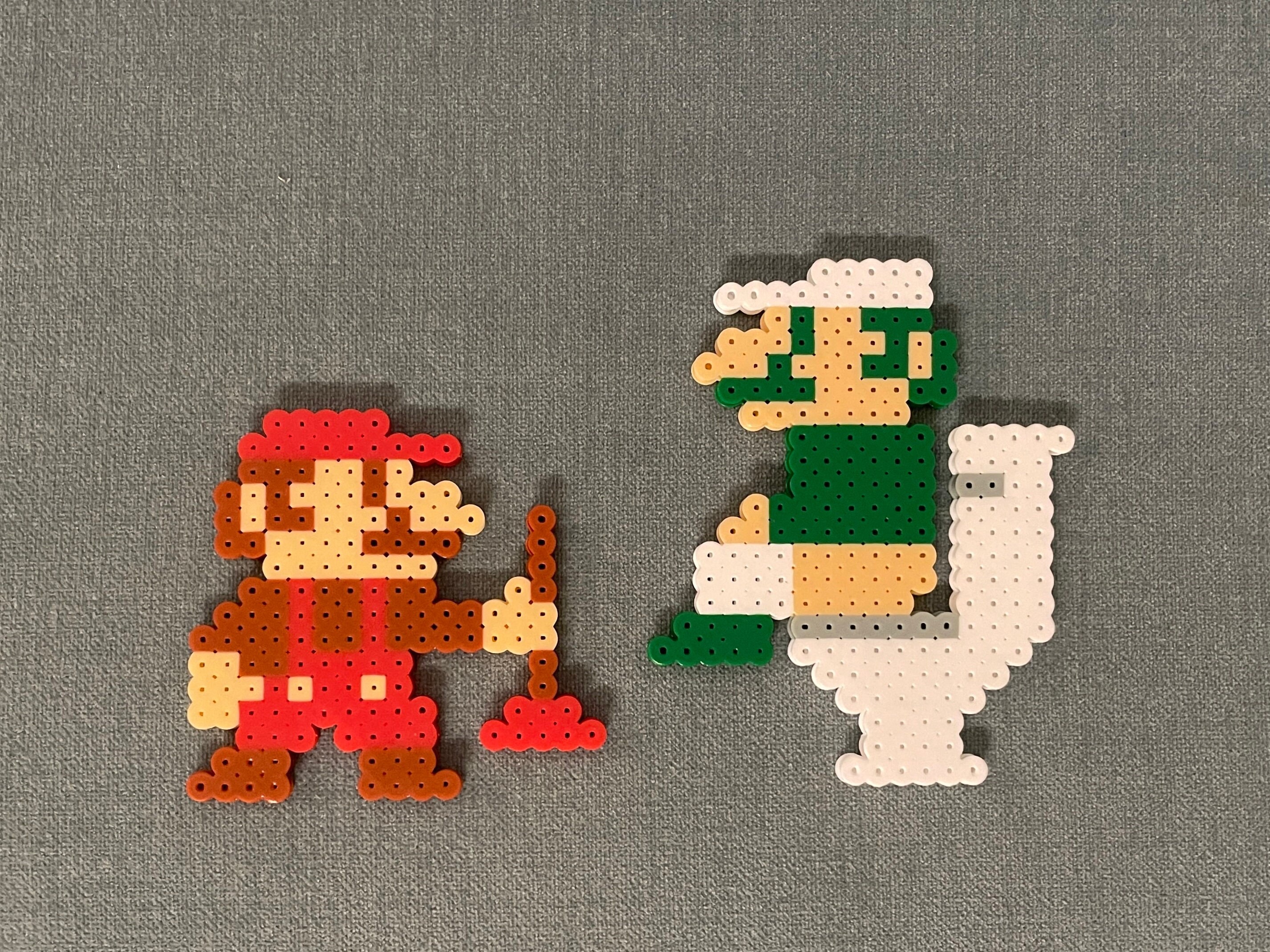 Super Mario Bros. Question Block Coin Bank Pixel Art Perler 