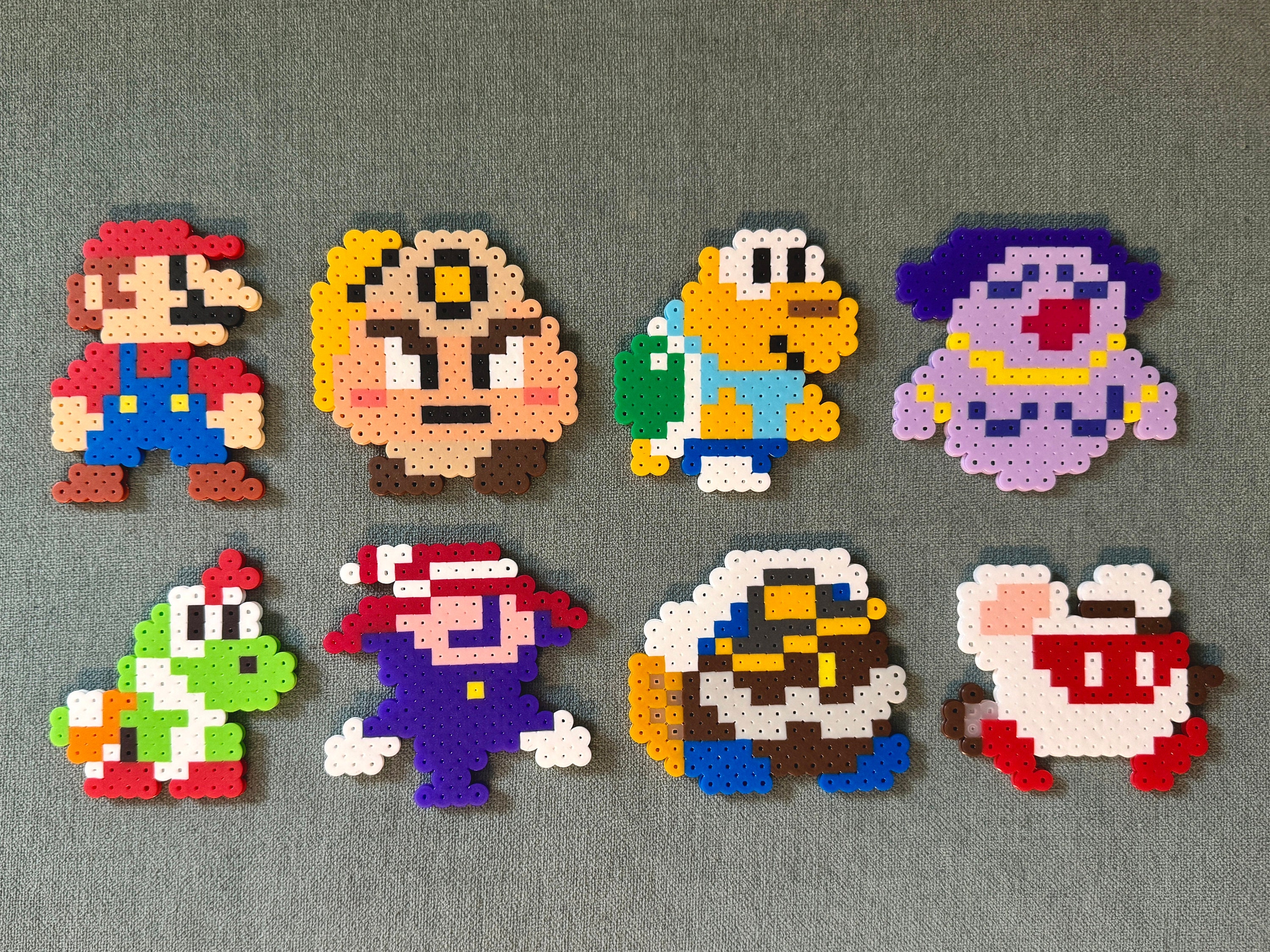 Paper Mario TTYD 8bit Partners Goombella, Koops, Flurrie, Yoshi