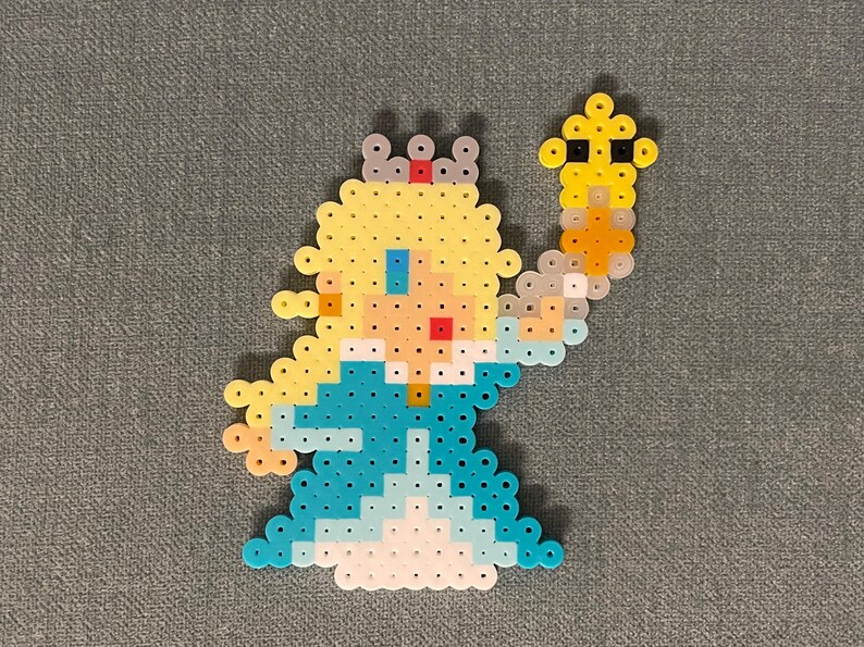 Princess Sprites Video Game Magnet Perler Bead Art - Etsy
