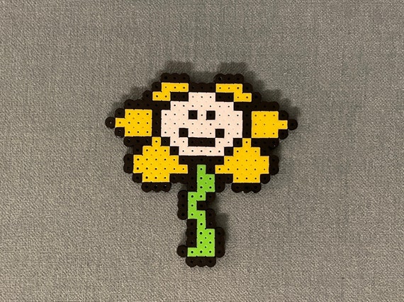 Flowey Undertale Flower Overworld Sprite Magnet Perler Bead 