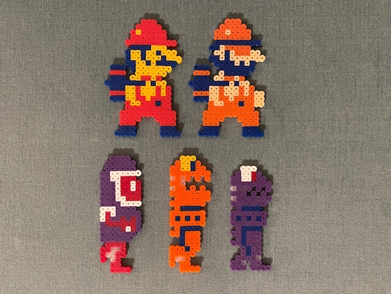 Wrecking Crew NES Mario, Foreman Spike, Eggplant Man