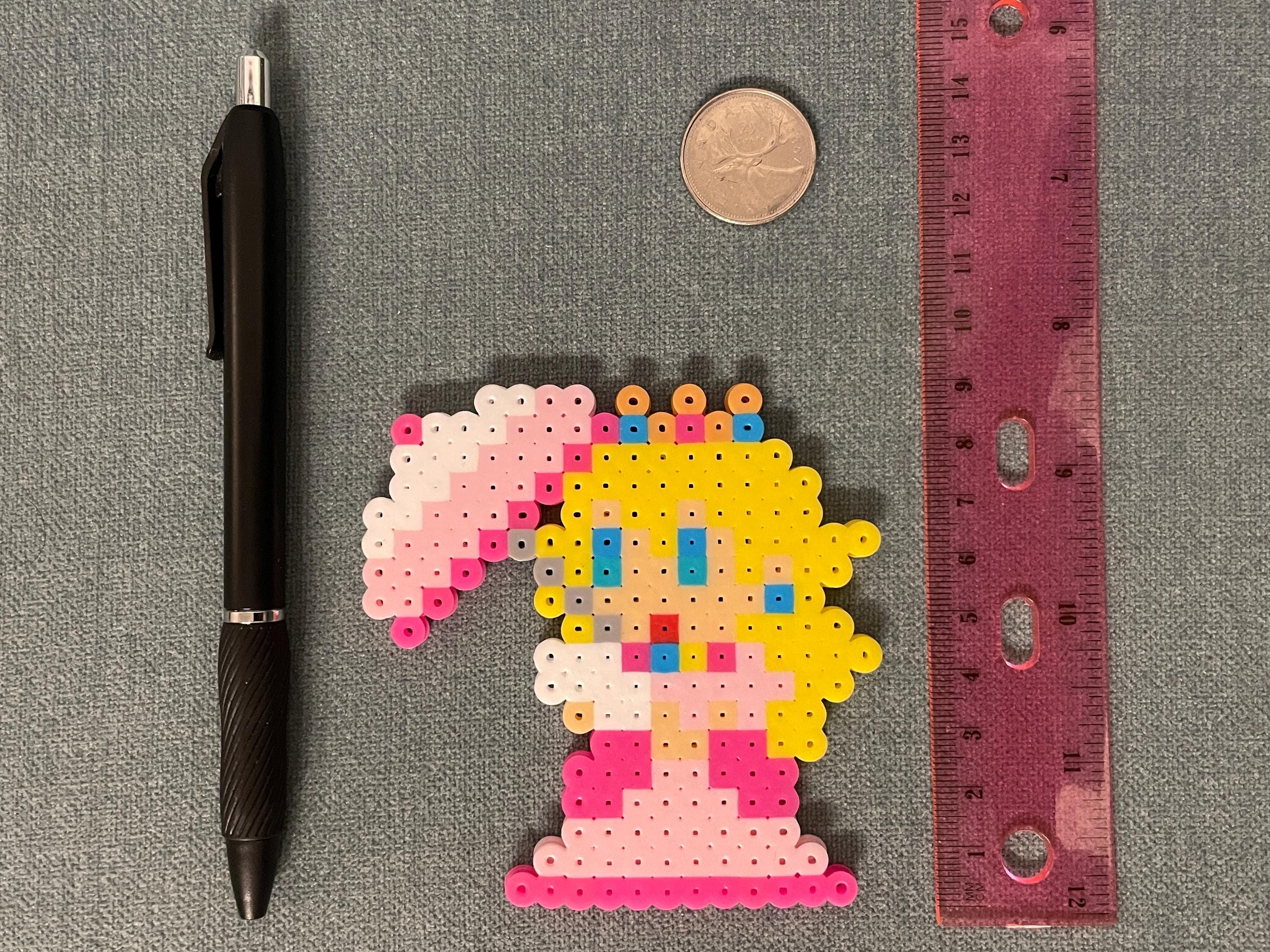Princess Sprites Video Game Magnet Perler Bead Art - Etsy