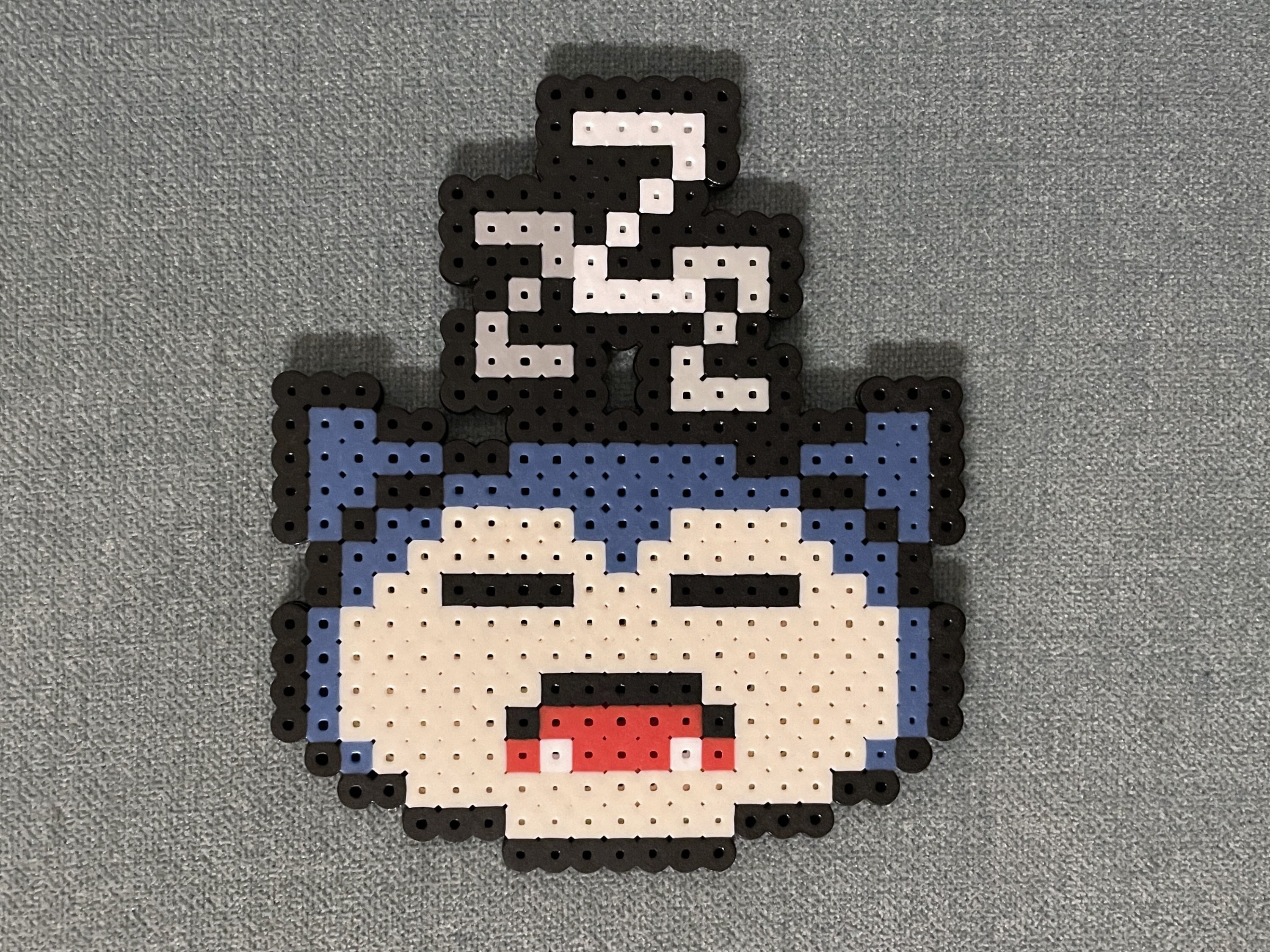 Sleeping Snorlax Pokemon Sleep Snooze Nintendo Video Game Character Magnet Perler Bead Art