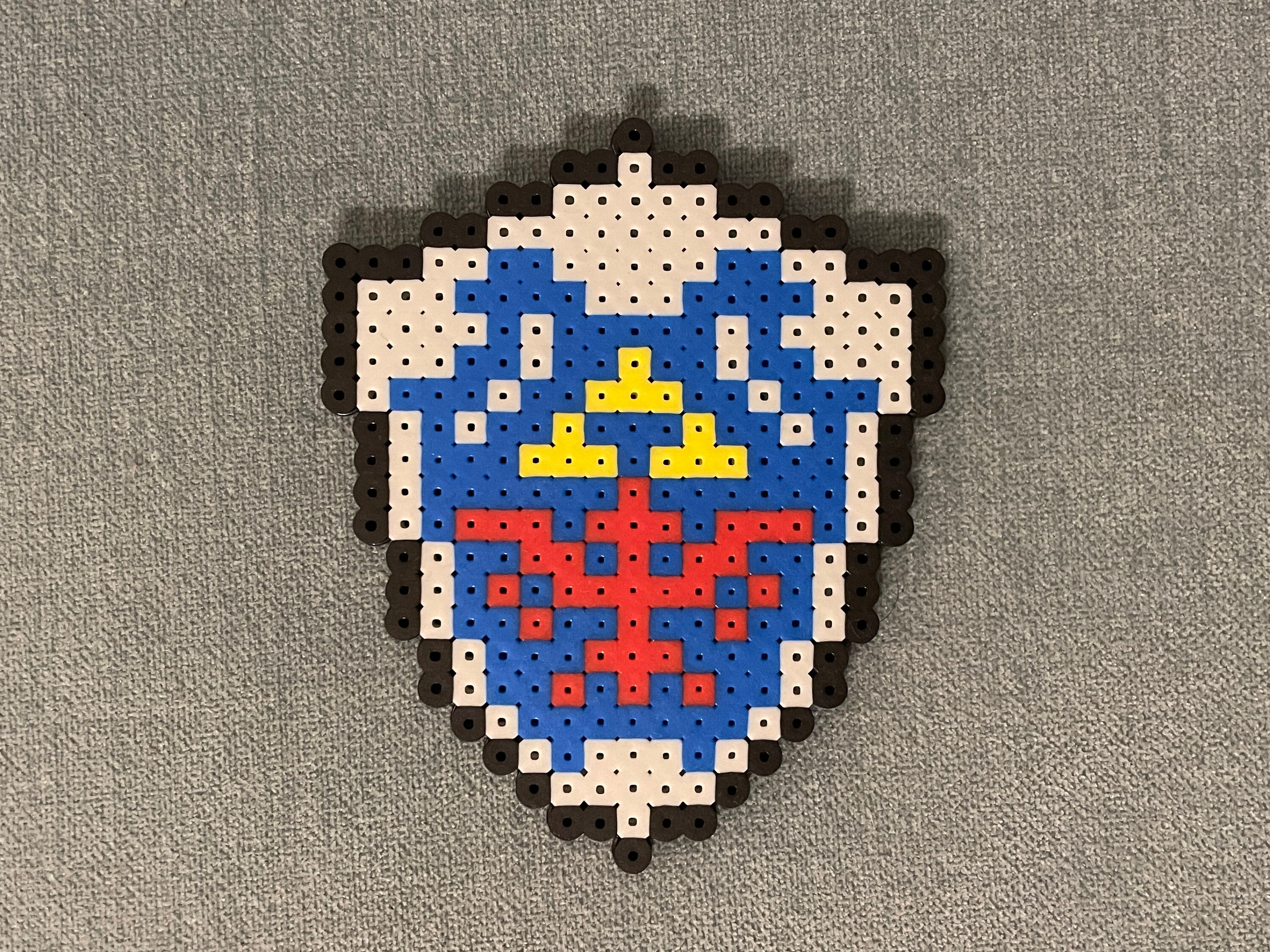Shield Legend Tri Force Magnet Perler Bead Art - Etsy