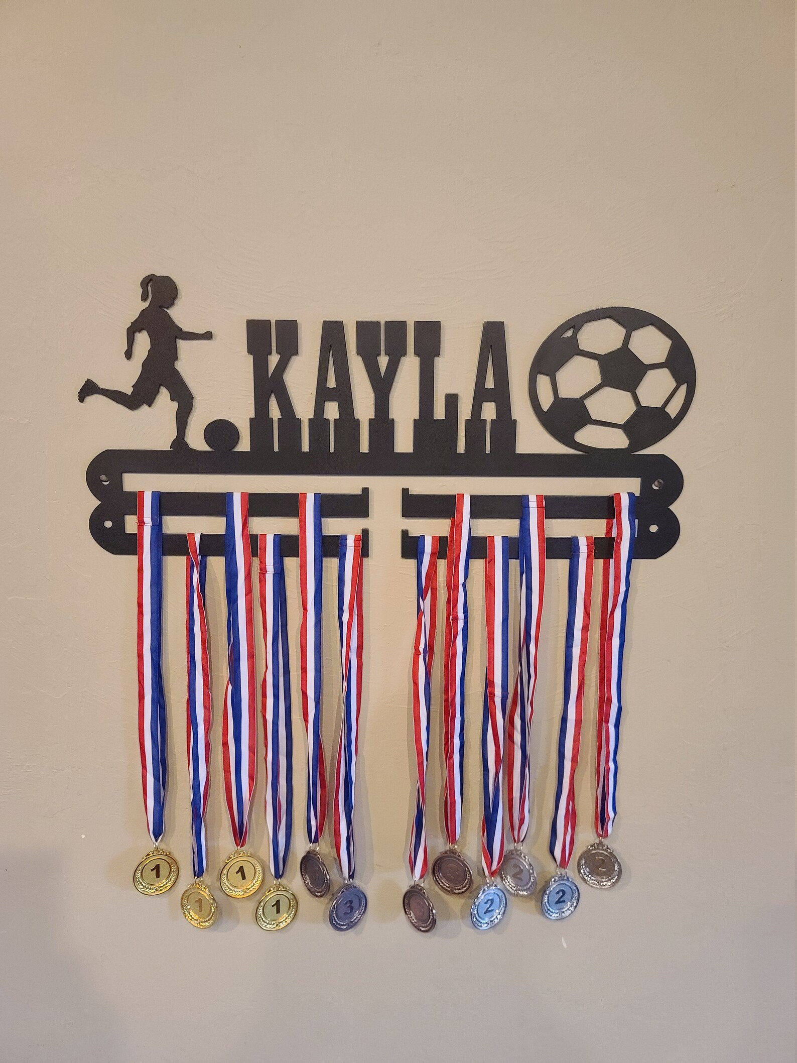 Custom made sports medal hangers Etsy