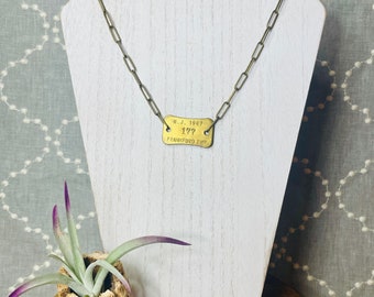Vintage Frankford Township, NJ Tag ketting, 177