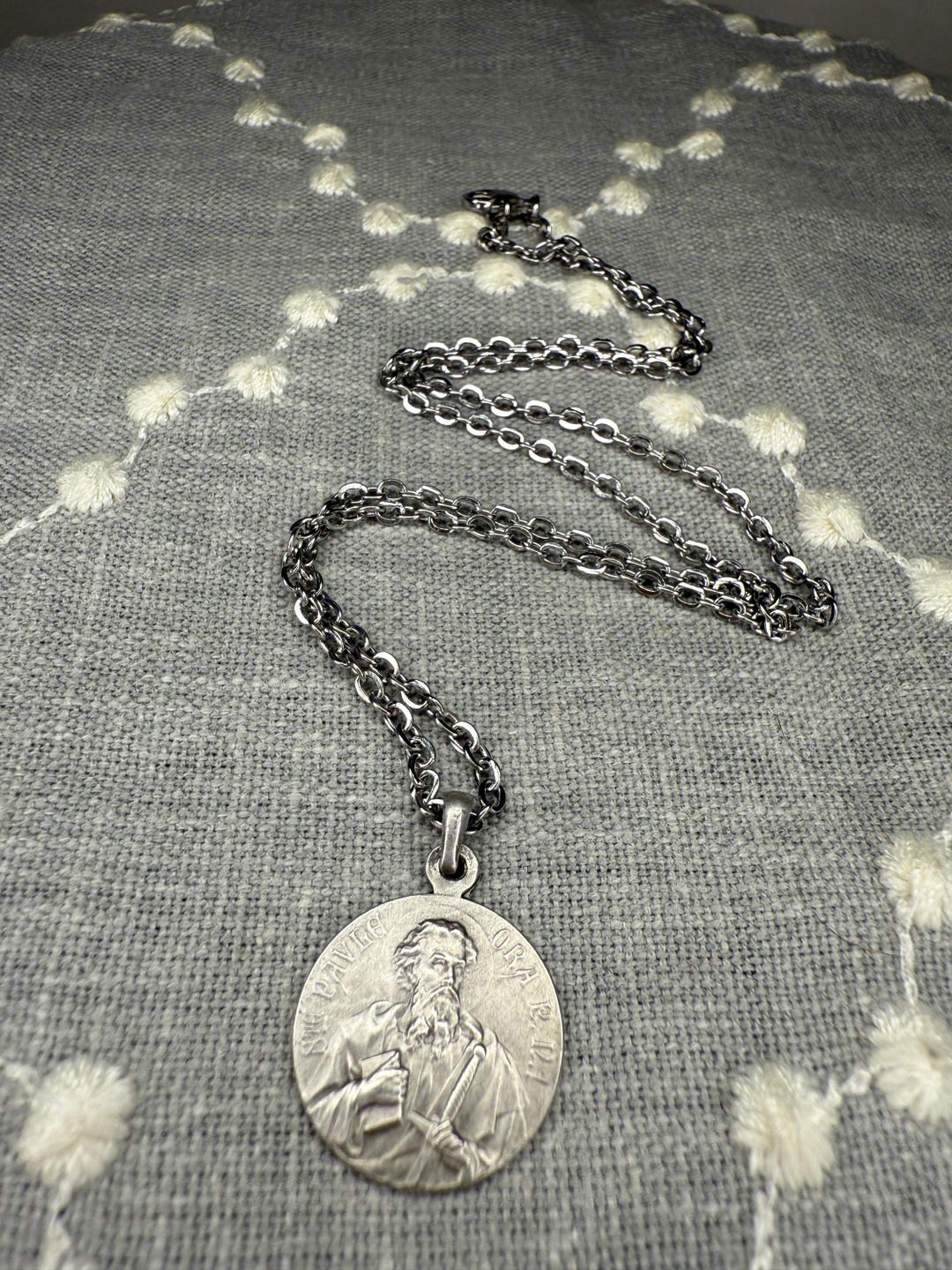 Vintage Saint Paul the Apostle Medal - Etsy