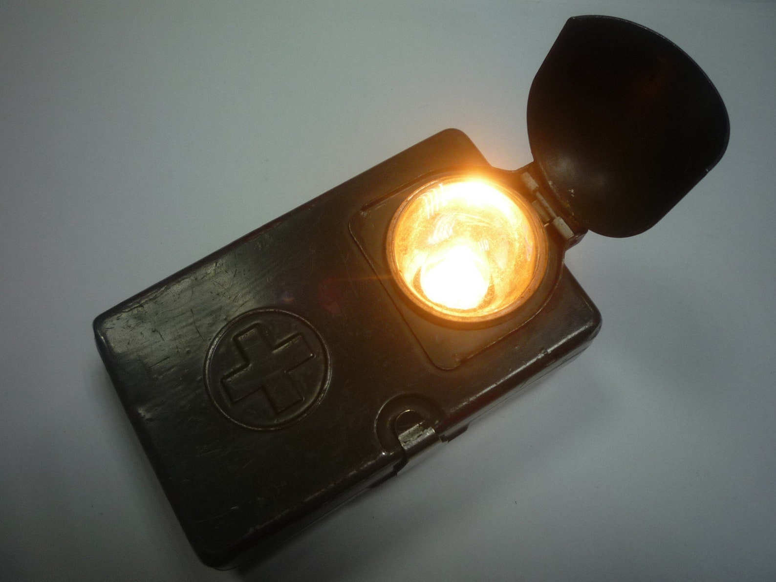 Vintage Swiss Army Flashlight Torch REUGE 19401960 Etsy