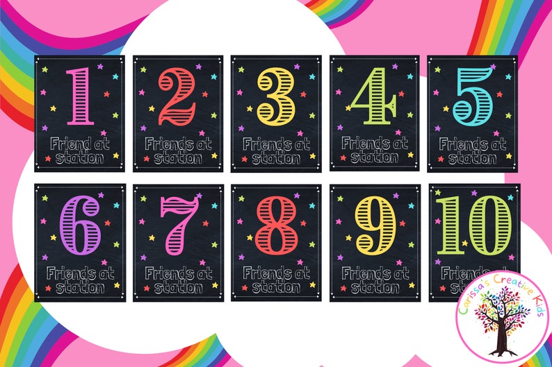 Classroom Station Limit Signs Station Posters Students at Station Limit