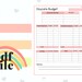 Daycare Budget Template - Etsy Canada