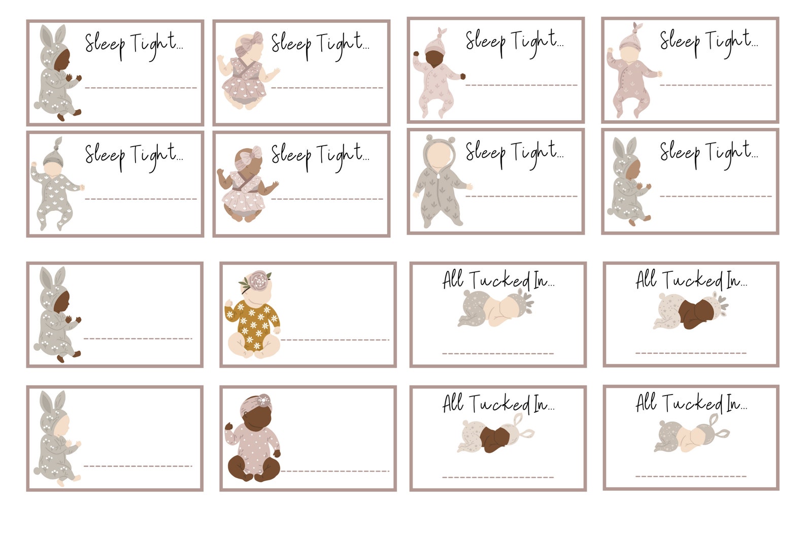 Daycare Crib Name Tags Name tags for Nursery Preschool Etsy Schweiz