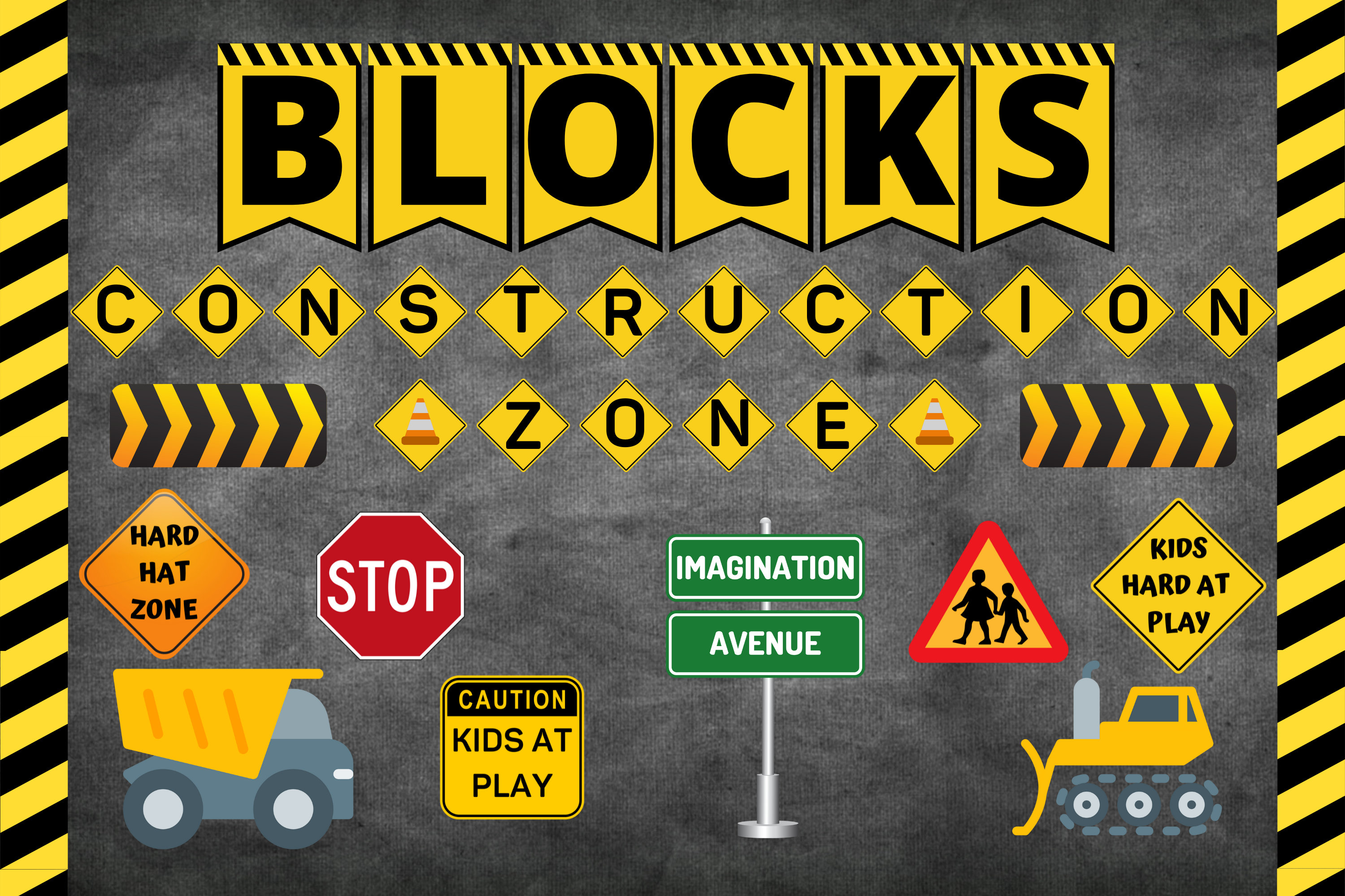 Daycare Block Center Preschool Block Center Daycare - Etsy