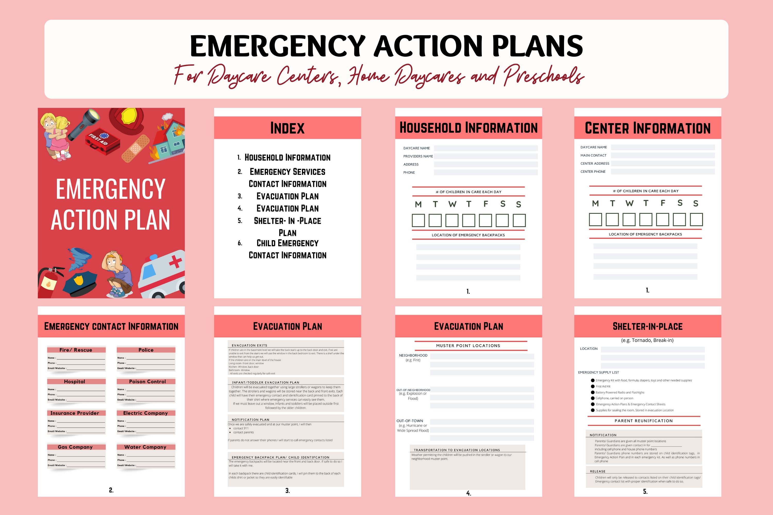 Sample Emergency Plan For Child Care Centers