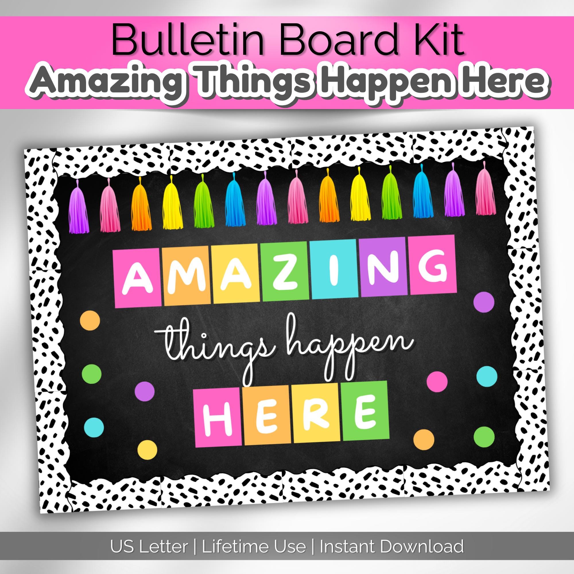Kit De Tablero De Anuncios De Bienvenida De Regreso A Clases Y