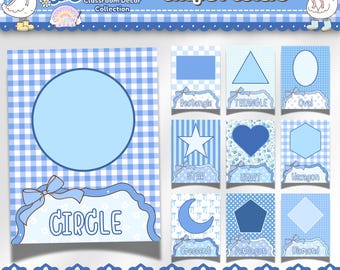 Printable Shape Posters | Silly Goose Classroom Decor | Educational Wall Art | Preschool, Daycare, Kindergarten Shapes