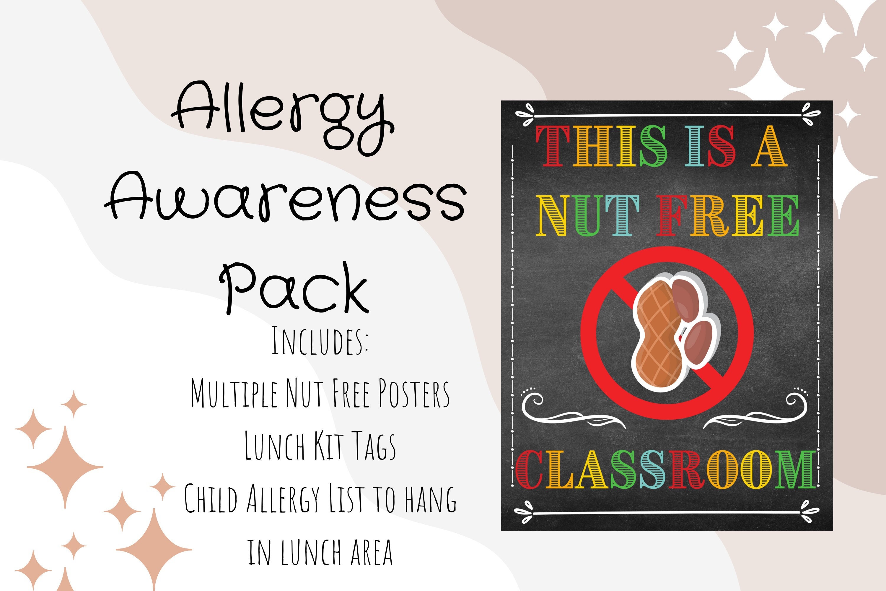 Allergy Awareness Pack for Daycares, Prschools, Home Daycares