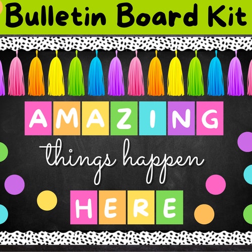 Inspirational Classroom Bulletin Board Bulletin Board Kit Etsy