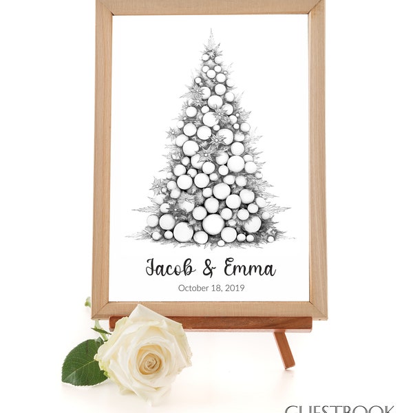 Wedding Guest Book Ornaments Etsy