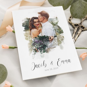 Wedding Gift Book Alternative, - alternative Gästebuch-Ideen Wedding Wedding Wedding Venue Art, Wedding Wedding Wedding Weddingütte Illustration Digital Painting Watercolor Art