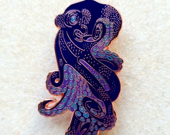 Sea Witch’s Familiar - Octopus - Enamel Pin - Sea Witch Collection