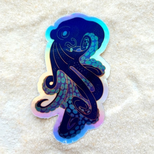 Sea Witch’s Familiar - Holographic Sticker - Sea Witch Collection