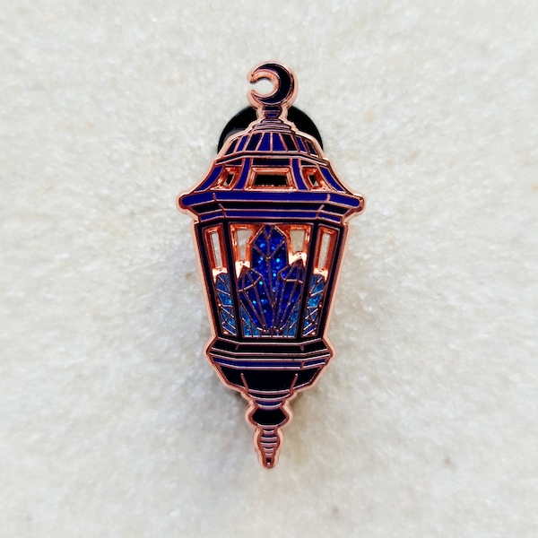 Deep Sea Crystal Lantern - Glitter Enamel Pin - Sea Witch Collection