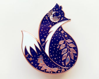 Woodland Fox - Enamel Pin - Whimsical Woodland Collection