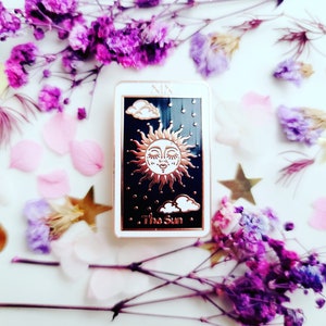 Sun Tarot Enamel Pin - Cosmic Witch Collection