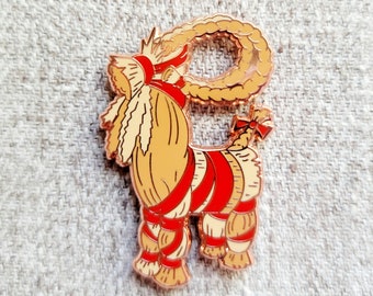 Yule Goat/Jul Goat - Enamel Pin - Winter Witch the Yuletide Collection