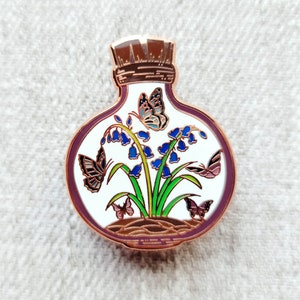 Forest Bluebells Potion - Enamel Pin - Wisteria Woods The Green Witch Collection