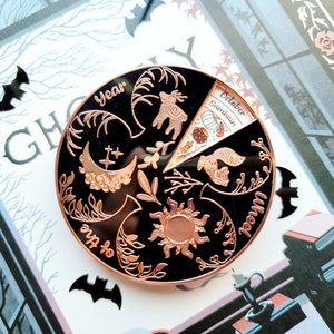 Large Interactive Wheel of the Year - Enamel Pin - All Hallows’ Collection - Special Edition