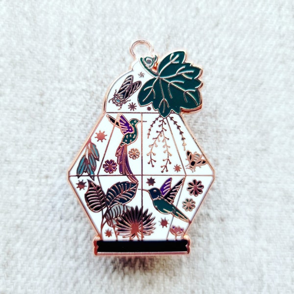 Green Witch’s Vivarium - Enamel Pin - Wisteria Woods The Green Witch Collection