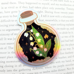 Potion fantôme de muguet - Sticker holographique - Collection All Hallows