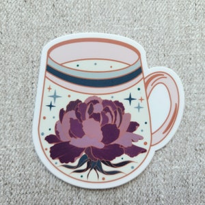 Green Witch’s Botanical Tea - Vinyl Sticker - Wisteria Woods The Green Witch Collection