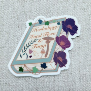 Green Witch’s Herbology Field Guide - Vinyl Sticker - Wisteria Woods The Green Witch Collection