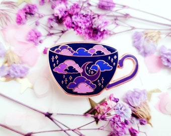 Cup of Calm - Enamel Pin -  Cosmic Witch Collection