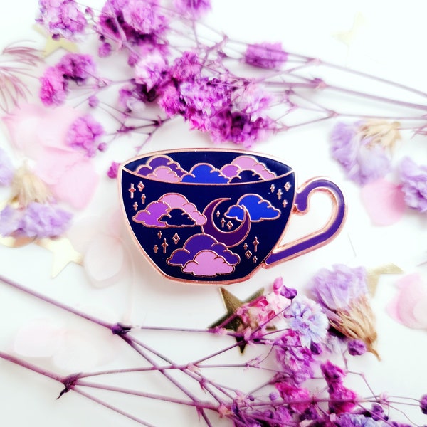 Cup of Calm - Enamel Pin -  Cosmic Witch Collection