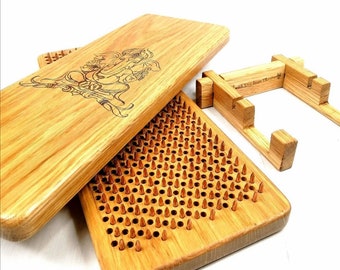 Sadhu Board,for a beginner,8mm,10mm,12mm,15mm,Yoga Board,Nails Board,Yoga Gifts Bed of Nails,Meditation Gifts Acupressure,Yoga