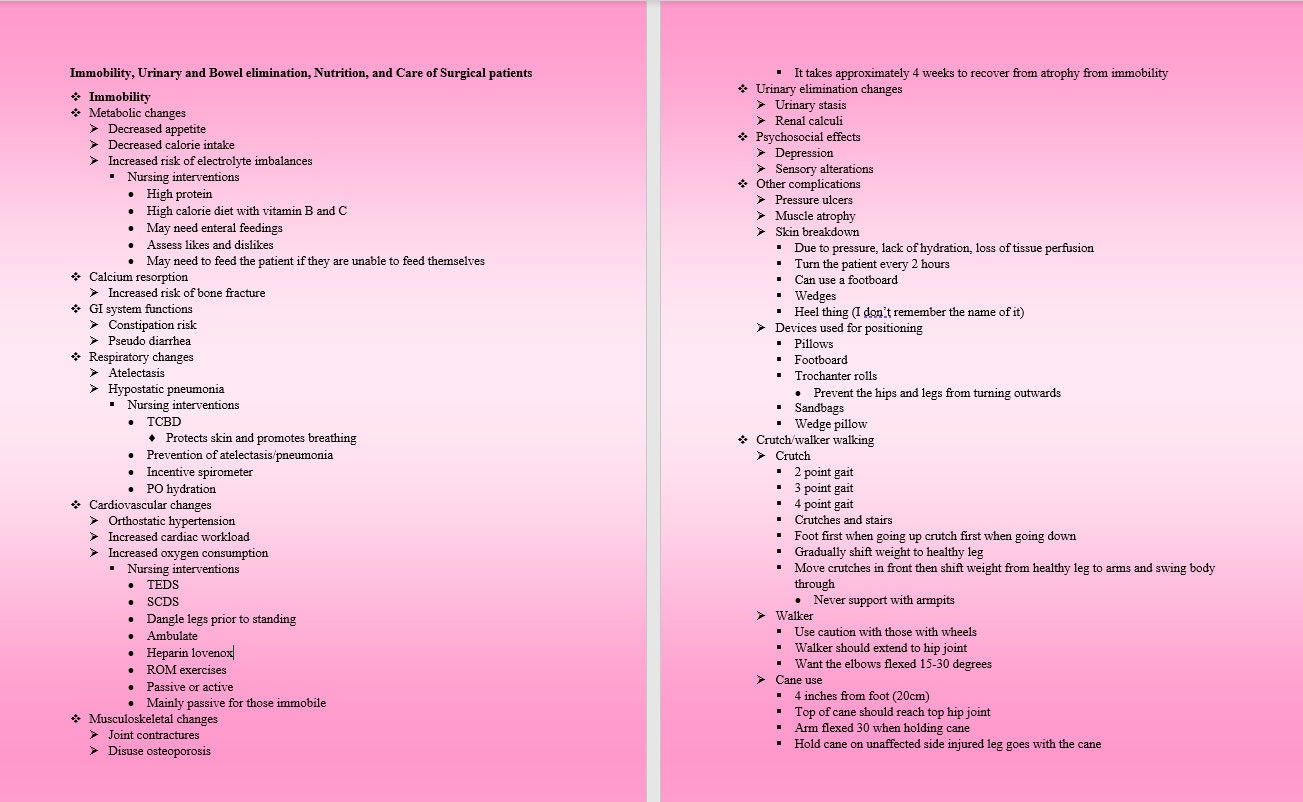Fundamentals Of Nursing Study Guide Etsy