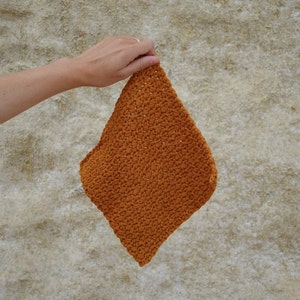 Crochet Cotton Chunky Wash Cloth image 8