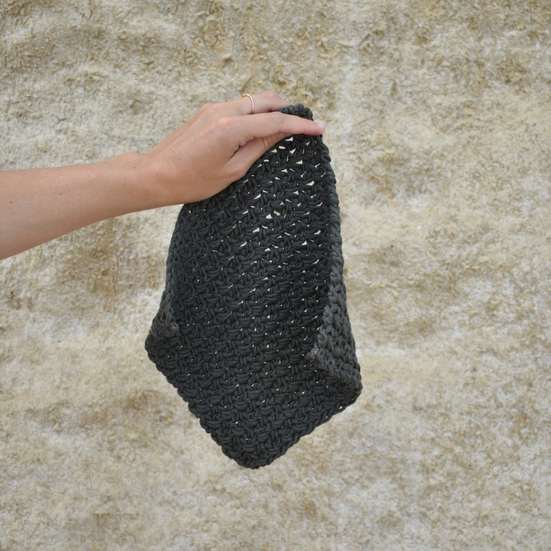 Crochet Cotton Chunky Wash Cloth image 9