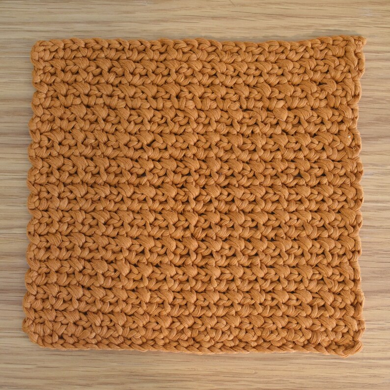 Crochet Cotton Chunky Wash Cloth image 5
