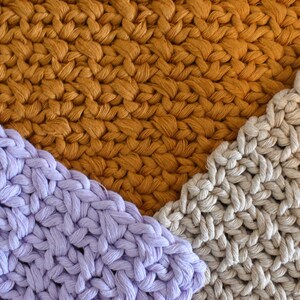 Crochet Cotton Chunky Wash Cloth image 6