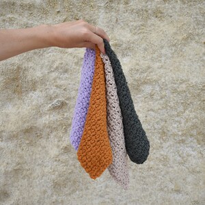 Crochet Cotton Chunky Wash Cloth image 2