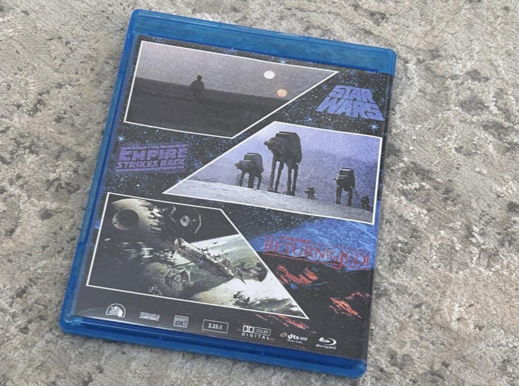 3-disc Set Star Wars DESPECIALIZED Blu Ray Original Trilogy