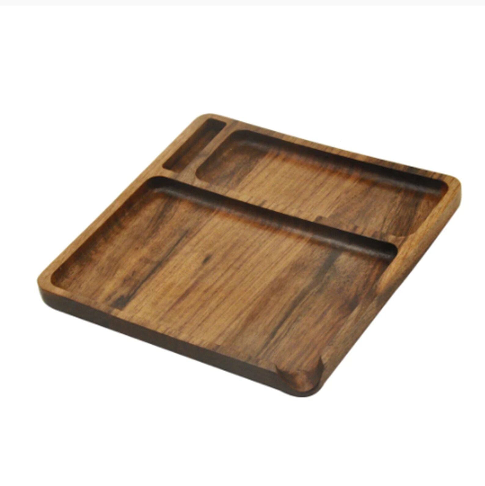 Walnut Wood Rolling Tray Case Natural Handmade Wooden Rolling Etsy