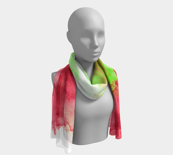 Strawberry Long Scarf